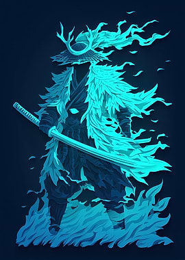 Spectral Samurai Warrior