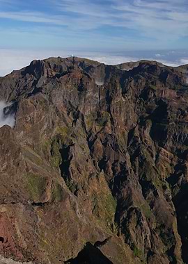 Above the Clouds: Pico do Areeiro from Pico Ruivo (Madeira)