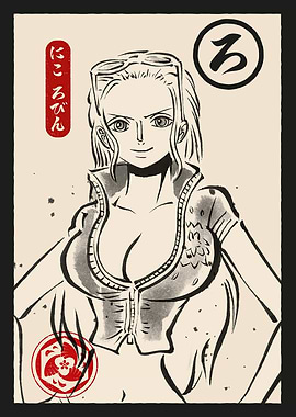 Nico Robin Ukiyo-e