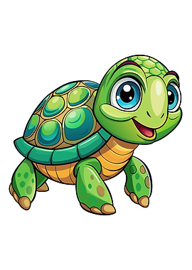 Cartoon Turtle Illustration