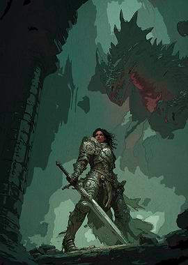 Armored Warrior Dragon