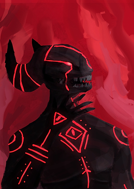 Red Demon Digital Art