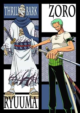 Thriller Bark Zoro vs Ryuuma