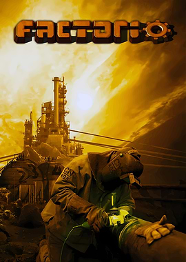 Factorio Industrial Scene