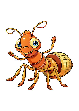 Cartoon Ant Illustration