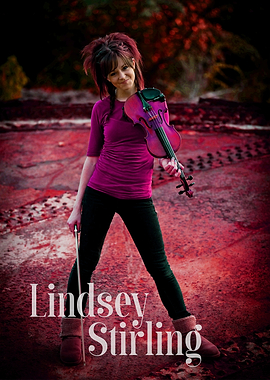 Lindsey Stirling with Violin