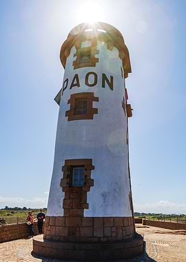 Paon Windmill in Brittany, France