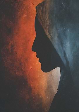 Hooded Figure Silhouette