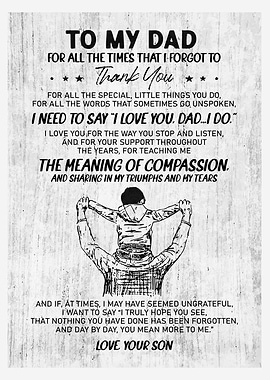 To My Dad - Love Your Son