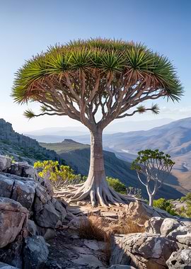 Dragon Blood Tree Landscape
