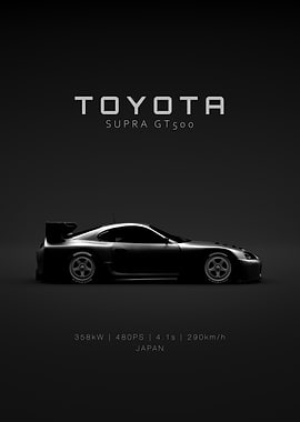 Toyota Supra JGTC500 (LM GT1) - Black - Specs