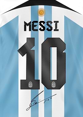 Messi Argentina Jersey Number 10