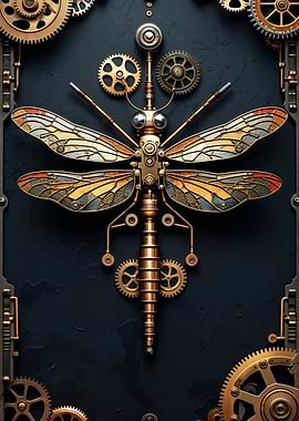 Steampunk Dragonfly