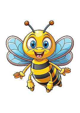 Cartoon Bee Illustration