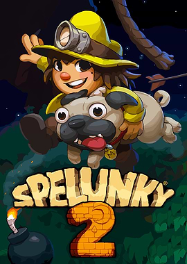 Spelunky 2 Game Cover Art