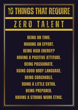 10 Things That Require Zero Talent