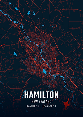 Hamilton City Map