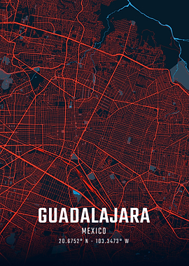Guadalajara City Map