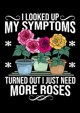 Roses Lover Plants Gardening Women Florist Roses