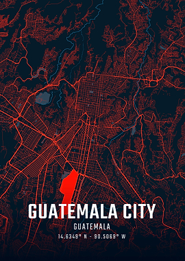 Guatemala City Map