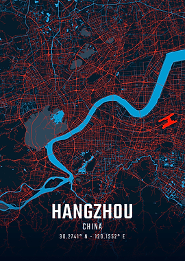 Hangzhou City Map