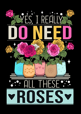 Roses Lover Gardening Florist Pot Flowers Roses