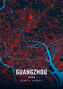Guangzhou City Map