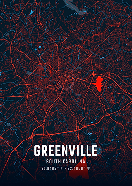 Greenville City Map
