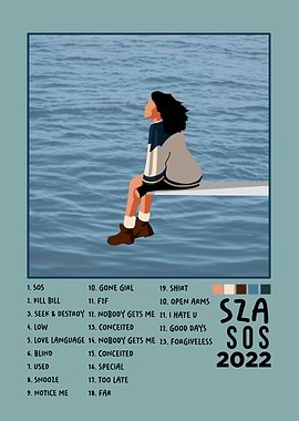 SZA SOS Album Cover Art