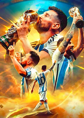 Lionel Messi World Cup Celebration