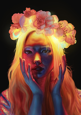 Floral Crown Portrait