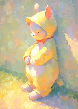 Cute Little Sunshine Cat