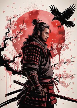 Cherry Crow Samurai