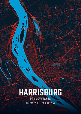 Harrisburg City Map