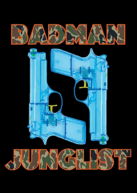 Badman Junglist DNB Camo Water Guns