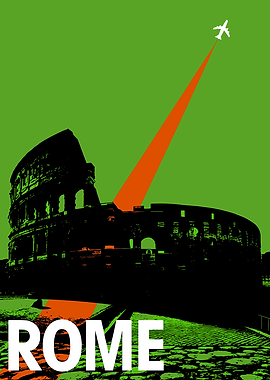 Rome Travel Poster