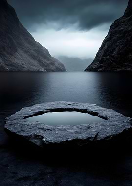 Mystic Lake Stone Basin