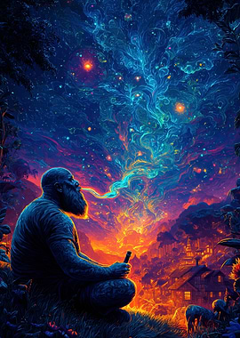 Mystical Smoker with Cosmic Smoke