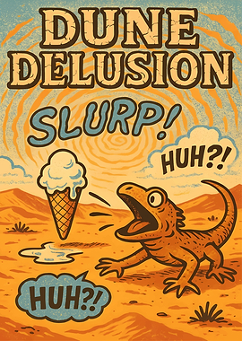Dune Delusion: Lizard and Ice Cream