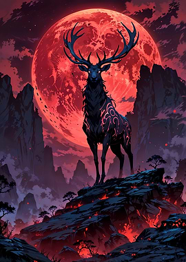 Blood Moon Stag