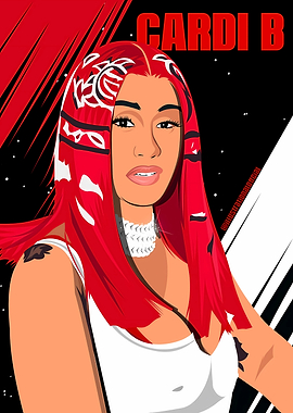 Cardi B Portrait