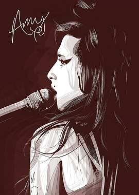 Amy Winehouse Illustration