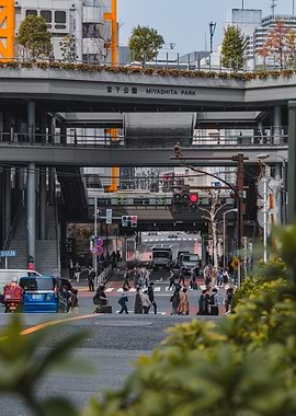 Miyashita Park, Tokyo street scene
