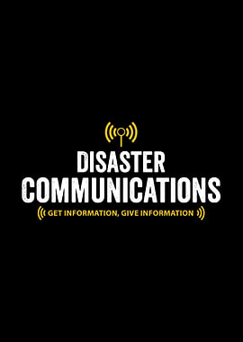 Disaster Communications Information Graphic
