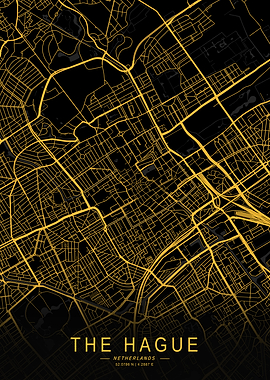 Golden The Hague City Map
