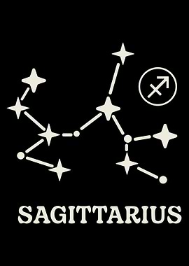 Sagittarius Constellation Zodiac Sign Art
