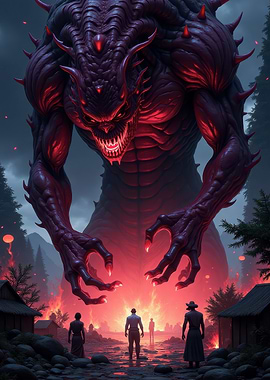 Giant Monster Confrontation