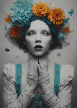 Blue Reverie of the Glass-Eyed Marionette