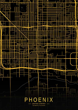 Golden Phoenix City Map