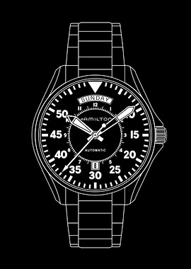 Hamilton Cooper White Line Art